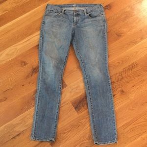 Old Navy mid-rise straight leg jeans 12 LONG